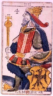 carte de l'empereur au tarot