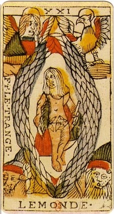 carte du monde au tarot
