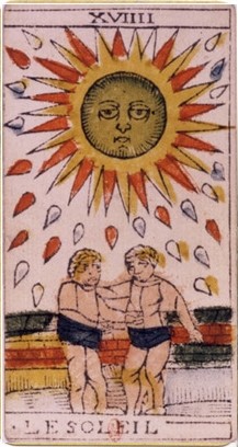 carte du soleil au tarot divinatoire