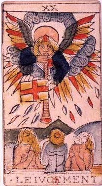 carte du jugement au tarot divinatoire